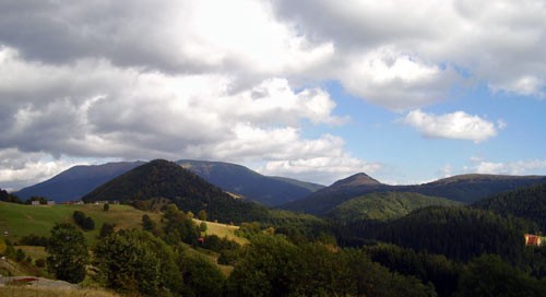 Panoramic view of Donovaly