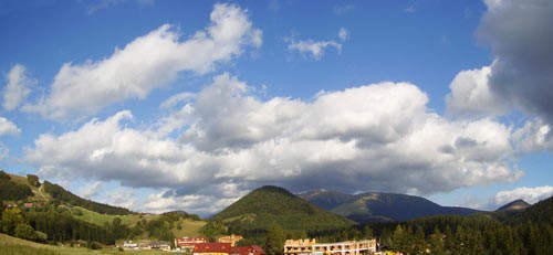 Panoramic view of Donovaly