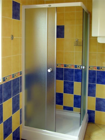 Horný apartmán sprcha